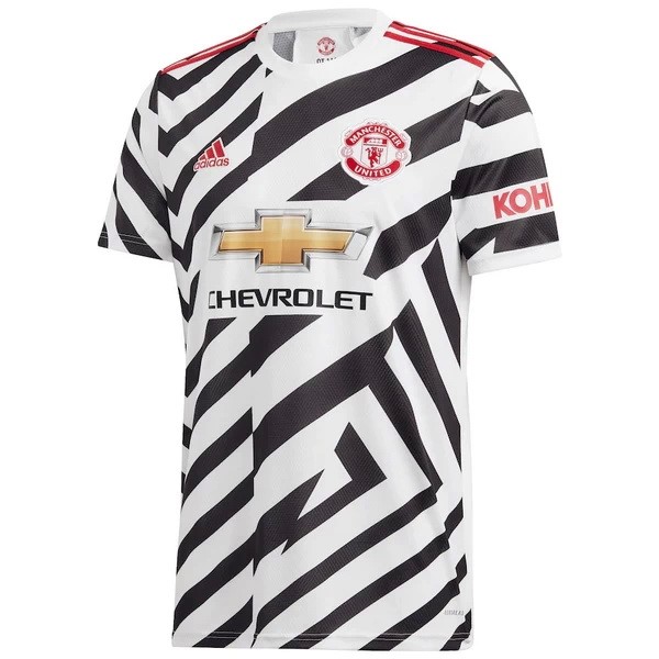 Tailandia Camiseta Manchester United Tercera Equipación 2020-2021 Blanco